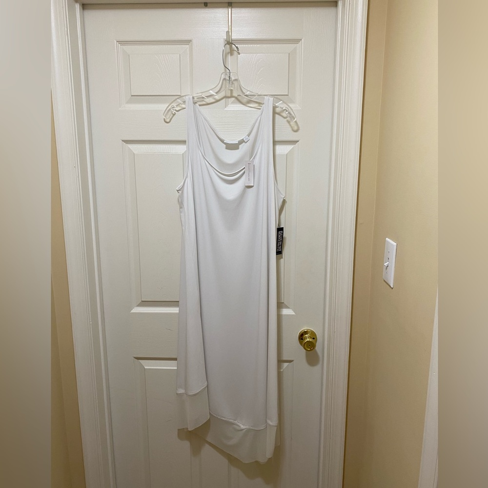 New York & Co white sleeveless dress